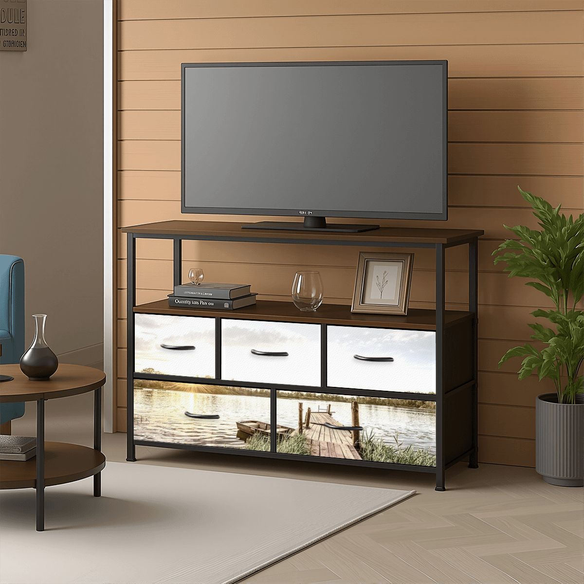 5Drawer TV Stand Dresser