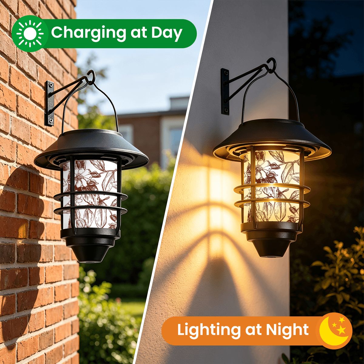 Hanging Solar Lights 2pcs