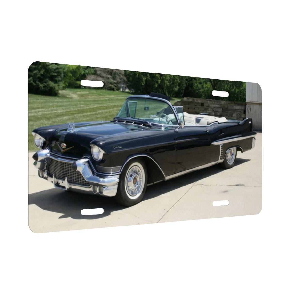 Aluminum License Plate 1957 Cadillac Series 62 Convertible