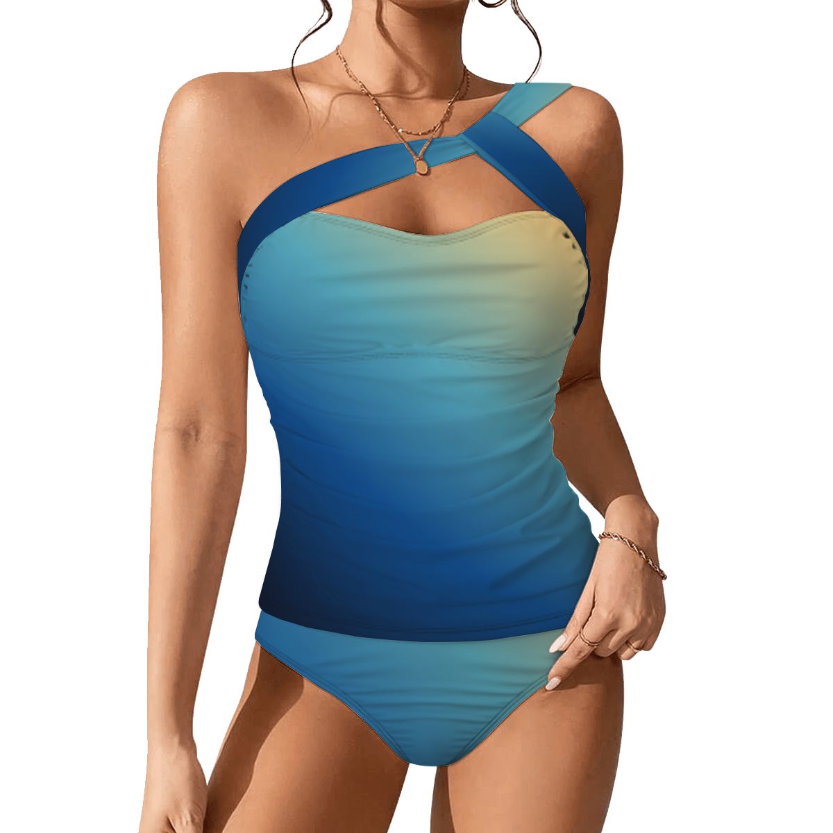 OneShoulder Two Piece Swimsuit