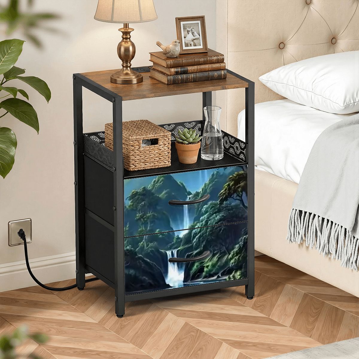 2Drawer Bedside Table 20