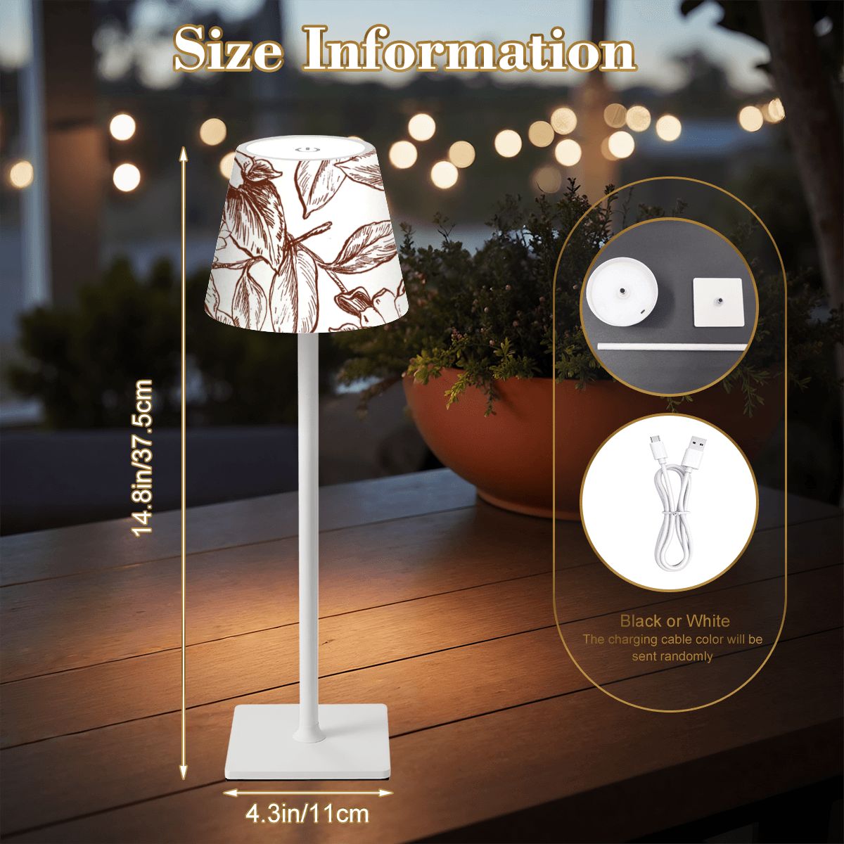 LED Cordless Table Lamp