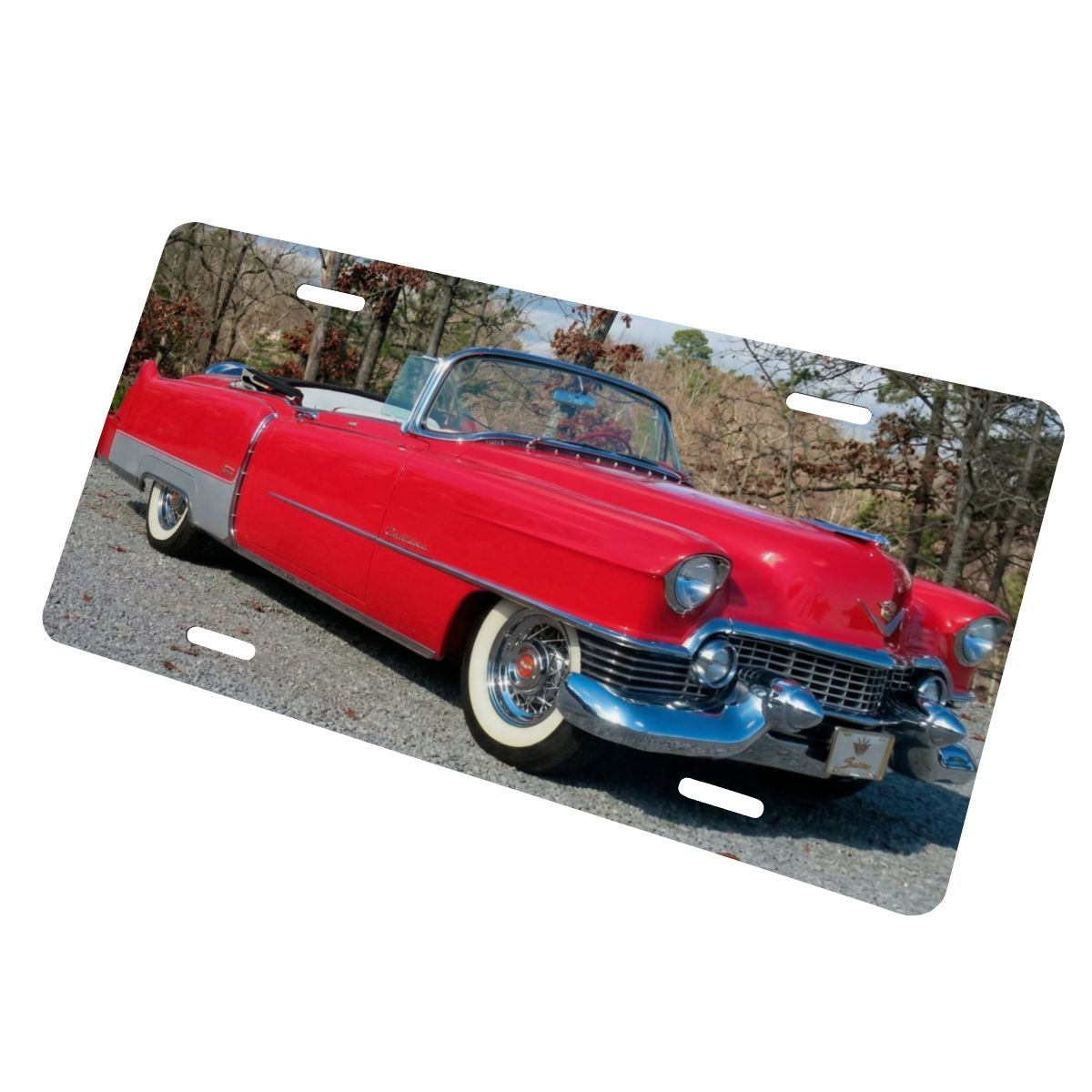 Aluminum License Plate 1954 Cadillac Series 62 Convertible