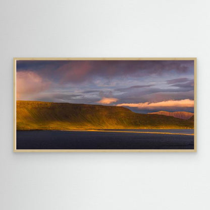 Dramatic Fjord Sunset by Adrian Popan