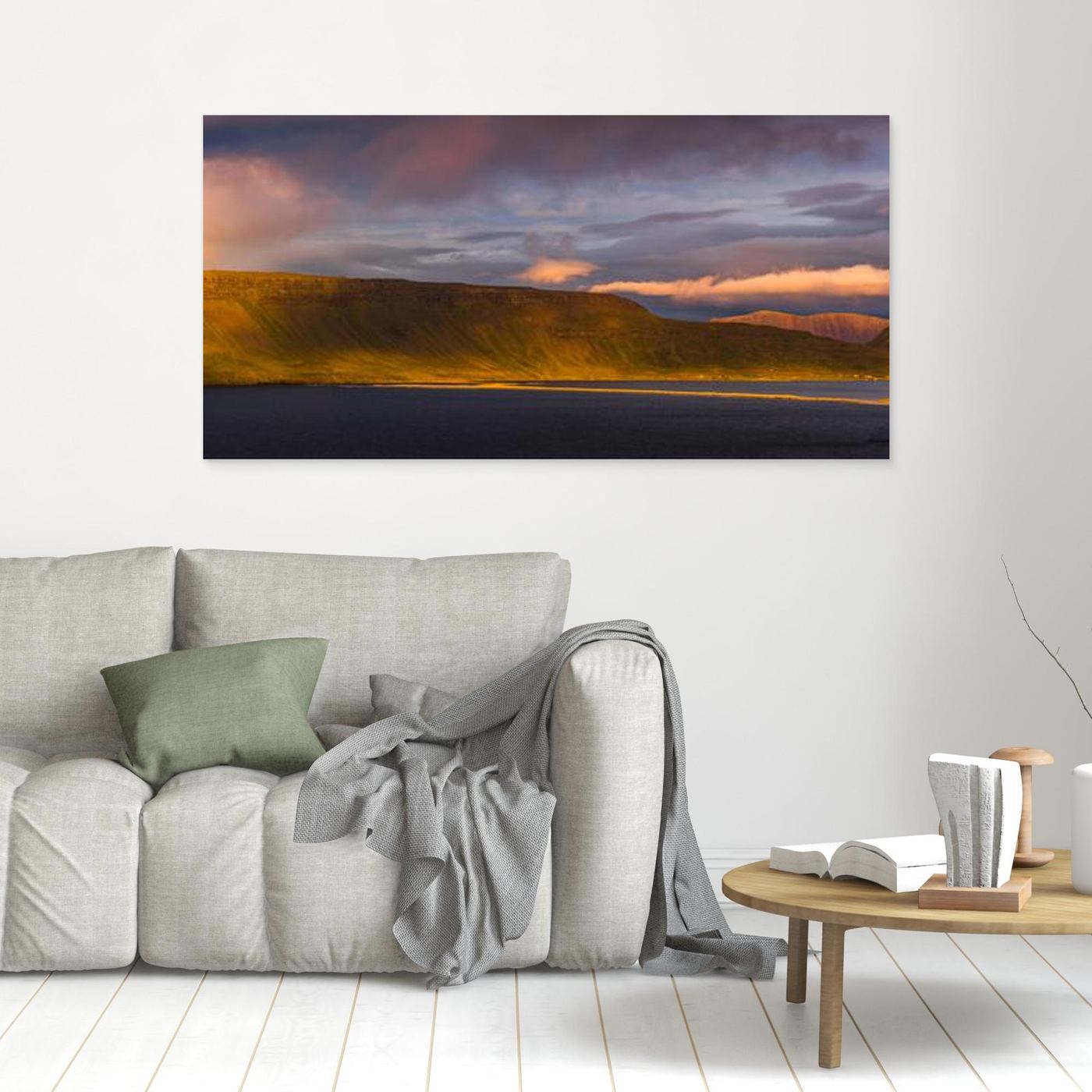 Dramatic Fjord Sunset by Adrian Popan