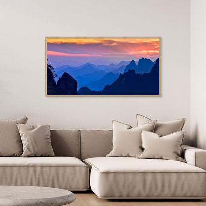 Sanqing Mountain Sunset by Mei Xu