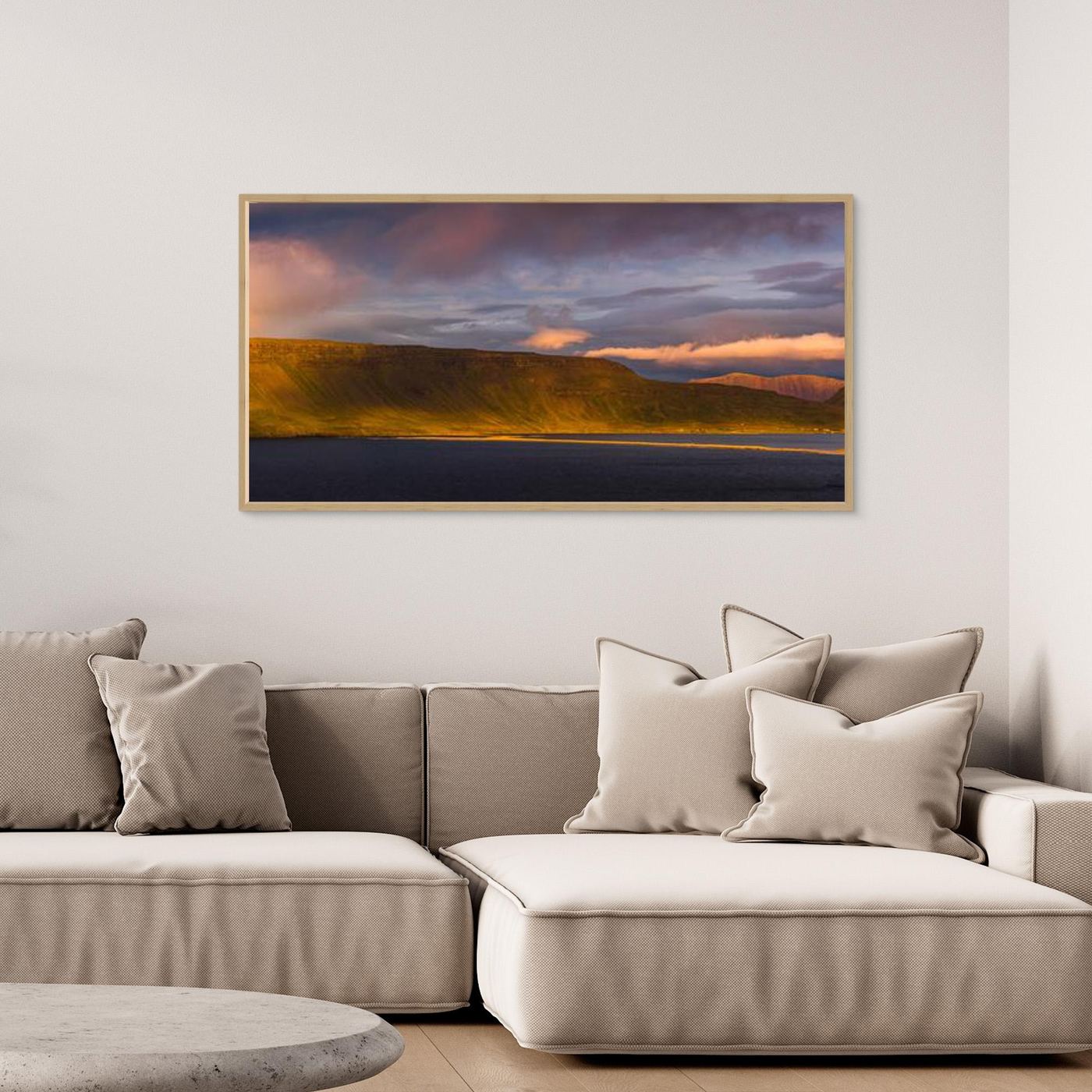 Dramatic Fjord Sunset by Adrian Popan