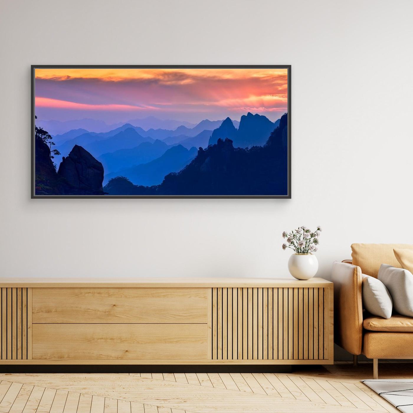 Sanqing Mountain Sunset by Mei Xu