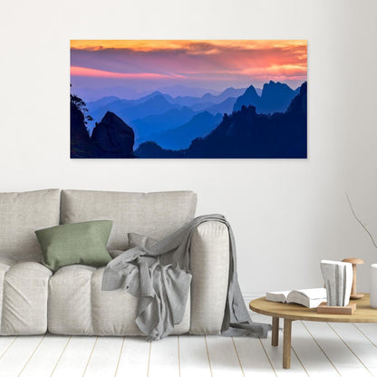 Sanqing Mountain Sunset by Mei Xu