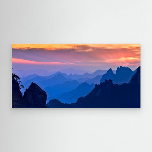 Sanqing Mountain Sunset by Mei Xu