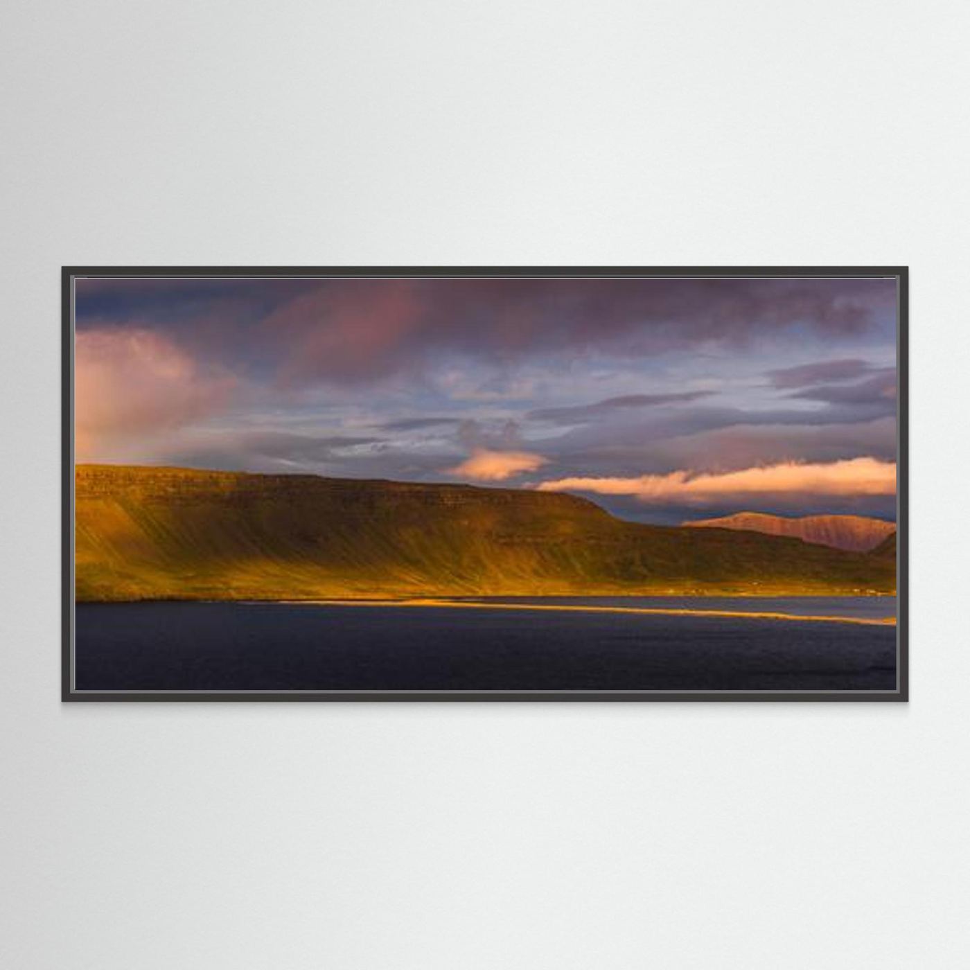 Dramatic Fjord Sunset by Adrian Popan